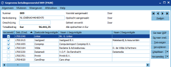 Facturen toevoegen of verwijderen